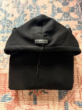 Comfrt Airplane Mode Travel Hoodie, Obsidian - Large